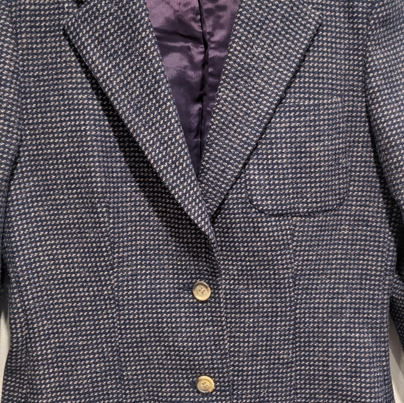 Vintage Diane Von Furstenberg Wool Blend 2 Button Blazer - Picture 2 of 7